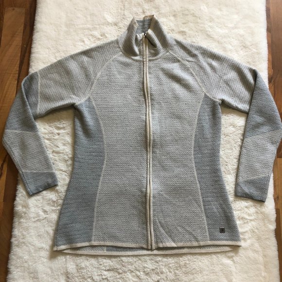 Smartwool Alamosa Double-Knit Full-Zip Sweater Women's size medium - Picture 3 of 11